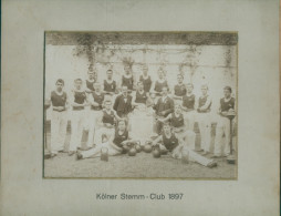 Delcampe - Photo Gewichtheber, Kölner Stemm-Club 1897, Hantel, Kugelhantel, Kraftsport, Bodybulding - Fotografie