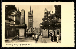 Delcampe - AK Straubing, Blick Zum Grossdeutschlandplatz - Straubing