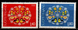 Delcampe - FINLANDIA - 1988 - NATALE: DECORAZIONI NATALIZIE - USATI - Gebraucht