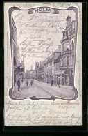 Delcampe - AK Flensburg, Holm Mit Geschäften, Passepartout - Flensburg
