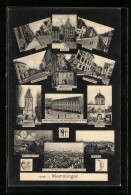 Delcampe - AK Memmingen, Das Einlass-Tor, Rathaus, Salzstrasse - Memmingen