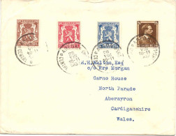 Delcampe - SOLDES - 1937 - COB N° 423/424/426 Et 427 Sur Lettre RELAIS ARLON TRES BELLE ENVELOPPE - BEL AFFRANCHISSEMENT - Sternenstempel