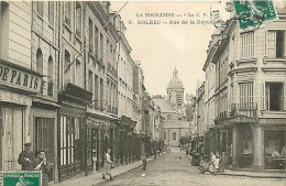 Delcampe - 76* BOLBEC Rue De La Republique    RL07.0476 - Fari
