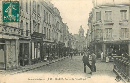 Delcampe - 76* BOLBEC Rue De La Republique    RL07.0477 - Fari