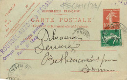 Delcampe - 76* FECAMP Correspondance Entreprise ROUSSEL-AUZOUX  RL07.0412 - Fécamp