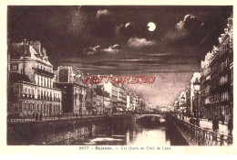 Delcampe - CPA RENNES - LES QUAIS AU CLAIR DE LUNE - Rennes
