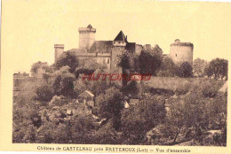 Delcampe - CPA BRETENOUX - LOT - ENVIRONS - CHATEAU DE CASTELNAU - Bretenoux