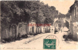 Delcampe - CPA AMBOISE - HABITATIONS TROGLODYTES - CHARRETTE - Amboise