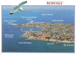 Delcampe - ROSCOFF - VUE GENERALE DE LA VILLE ET DES CENTRES DE CURES THERMALES - Roscoff