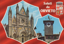 Delcampe - Italia Orvieto Duomo Torre Moro Architettura Gotica Affrancata #PBE026 - Terni