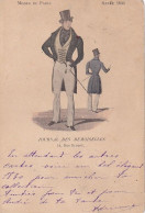 Delcampe - AA+ 143- JOURNAL DES DEMOISELLES  , MODES DE PARIS 1833 -ILLUSTRATEUR  -  OBLITERATION 1901 - Mode
