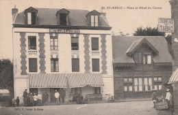 Delcampe - 35 ST-BRIAC       Place Et Hôtel Du Centre  + BUREAU De TABAC           SUP  PLAN   Env. 1915.       RARE - Saint-Briac