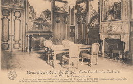 Delcampe - BRUXELLES  HOTEL DE VILLE  ANTICHAMBRE DU CABINET DE BOURGMESTRE - Brüssel (Stadt)