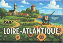 Delcampe - AIMANT MAGNET - SERIE LES DEPARTEMENTS - LOIRE ATLANTIQUE M858 - Tourismus