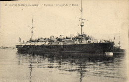 Delcampe - CPA Bateau Guerre Pothuau Croiseur De 1ere Classe - Krieg