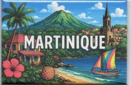 Delcampe - AIMANT MAGNET - SERIE LES DEPARTEMENTS - MARTINIQUE M800M - Tourismus
