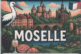 Delcampe - AIMANT MAGNET - SERIE LES DEPARTEMENTS - MOSELLE M871 - Tourismus