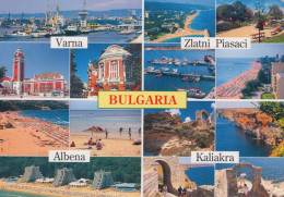 Delcampe - Bulgaria Varna България Варна Черноморие Колаж От Крайбрежни Пейзажи #PBX129 - Bulgarien