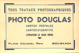 Delcampe - Algerie, Bou - Saada, Photo Douglas, Photographe - Visitenkarten
