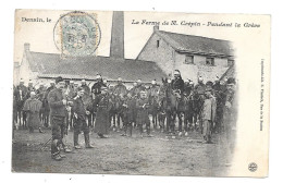Delcampe - CPA 59 - DENAIN (Nord) - LA FERME DE M.CREPIN PENDANT LA GREVE - Denain