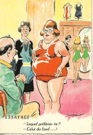 Delcampe - CP ILLUSTREE HUMOUR. PAUL ORDNER. ESSAYAGE DE MAILLOTS DE BAIN. - Ordner, P.