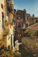 Delcampe - France Menton Côte D Azur Vieille Rue Fleurie Architecture #SCD786 - Menton