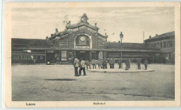 Delcampe - 27686 - LAON - CARTE ALLEMANDE  - BAHNHOF - Laon