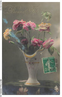 Delcampe - BBIP1-0100-FLEURS - Des Oeillets Dans Un Vase - Bonne Fete - Blumen