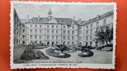 Delcampe - Carte (49)  ANGERS. Lycée David  D'Angers. La Cour D'Honneur En 1900..  (3A.n°887) - Schulen