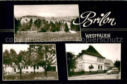 Delcampe - Brilon Hochsauerlandkreis NRW Goethe-Institut Und Gesamtansicht - Brilon