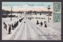 Delcampe - Postcard, CANADA, Montreal, Toboggan Slide Mount Royal - Montreal