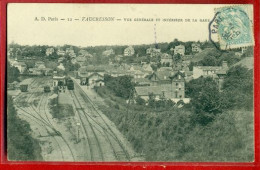 Delcampe - 2876 - VAUCRESSON - VUE GENERALE ET INTERIEUR DE LA GARE - Vaucresson