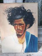 Delcampe - Art & Antiquités > Tableaux > Le Sahraoui Huile Sur Toile Signature Illisible - Oelbilder