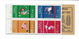 Delcampe - BUNDESREPUBLIK DEUTSCHLAND / 1972, Markenheftchen Mi. 17 "Olympiade" ** (L3468) - 1971-2000