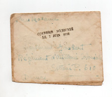 Delcampe - !!! LIGNE NOGUES : LETTRE RESCAPEE DE L'ACCIDENT DE LA RIVIERE SANDOWAY LE 7/6/1931 - Unfallpost
