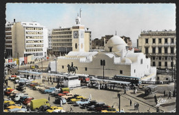 Delcampe - Alger Place Du Gouvernement Et La Grande Mosquee Postcard Not Used - Algerien