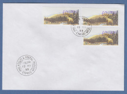 Delcampe - Zypern Amiel-ATM 1999 Mi-Nr. 2 Auflage B Werte 0,31 - 0,36 - 0,41 Auf FDC - Autres & Non Classés