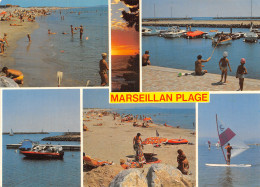 Delcampe - 34-MARSEILLAN PLAGE-N°2821-B/0113 - Marseillan