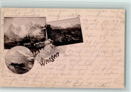 Delcampe - 3823 Wengen 1898 - Bergbahn, AK - 13078166 - Wengen
