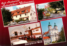 Delcampe - Waldsassen Cafe Restaurant Ratsstueberl Hotel Zum Ehem Koeniglich Bayerischen Fo - Waldsassen