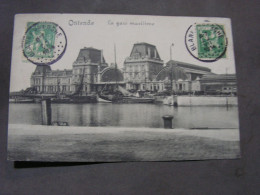 Delcampe - Ostende , Le Gare M,1914 - Oostende