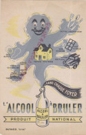 Delcampe - BUVARD ALCOOL A BRULER- NETTOYANT BIJOUX-ARGENTERIE-MIROIR-VOITURE-MAISON-CHAUFFAGE-CUISINE - EFGE - Limpieza