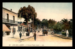 Delcampe - ALGERIE - SIDI-BEL-ABBES - AVENUE EMILE LOUBET - CARTE COLORISEE - Sidi-bel-Abbès