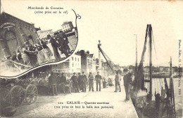Delcampe - 62 - CALAIS - Quartier Maritime - Marchande De Crevettes - Edition O.Lefebvre, 1905 - Calais