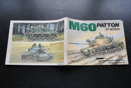 Delcampe - M60 PATTON IN ACTION SQUADRON SIGNAL PUBLICATIONS ARMOR N°23 - Illustrated TANK M 60 M60A1 - Anglais