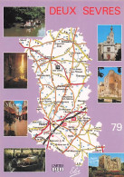 Delcampe - 79 NIORT CARTE DU DEPARTEMENT DES DEUX SEVRES - Niort