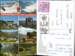 Delcampe - 520012,Sölden Totale Gletscherbahn Seilbahn Mehrbildkarte - Imst