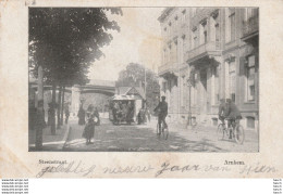 Delcampe - 4939 16 Arnhem, Steenstraat. Rond 1900. (linksboven Een Kleine Vouw) - Arnhem