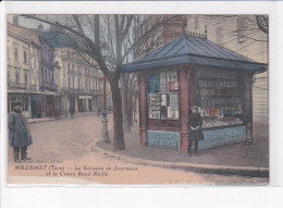 Delcampe - MAZAMET: Le Kiosque De Journaux Et Le Cours René-reille - Très Bon état - Mazamet