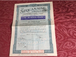 Delcampe - 1 Titre Au Porteur - S - V